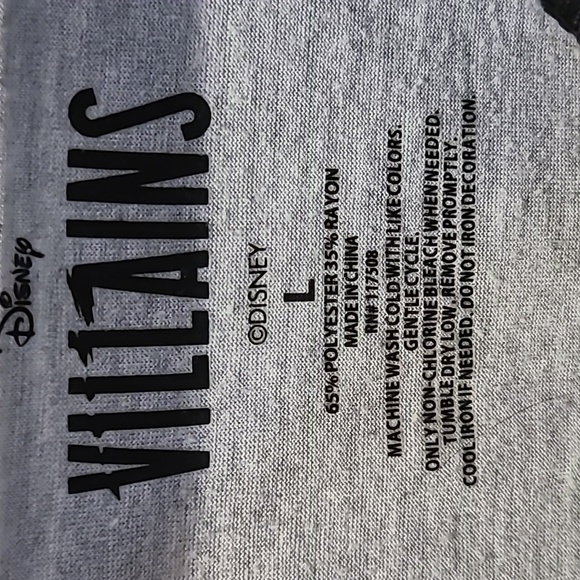 Disney Villains Baseball Tee Sz. L - Picture 3 of 6